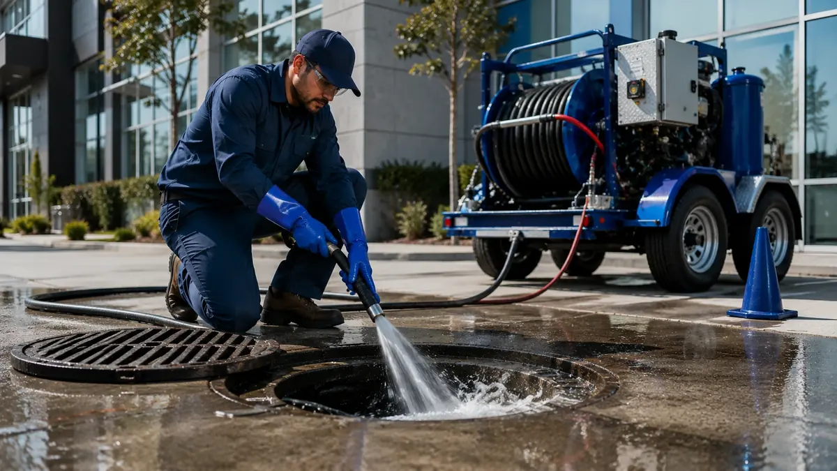 Commercial Hydro Jet Drain Cleaning in Lomita