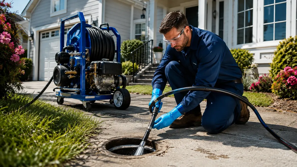 Residential Hydro Jet Drain Cleaning in Lomita